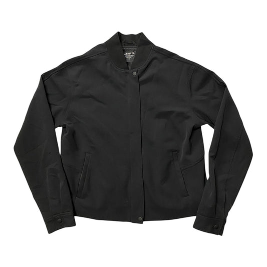 Athletic Jacket By Athleta In Black, Size:S