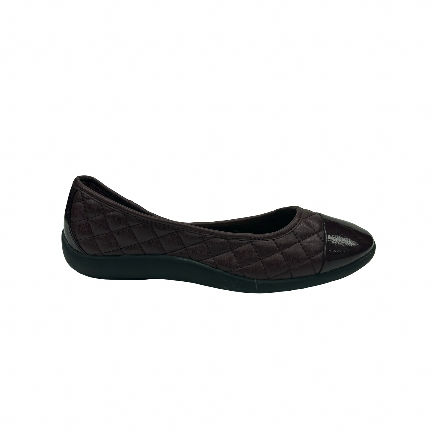 Shoes Flats By Time And Tru In Maroon, Size:6.5