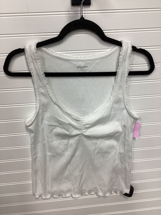 Tank Top By Old Navy In White, Size:L
