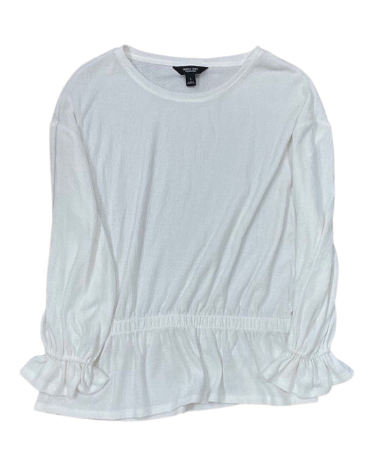 Top Ls By Simply Vera In White, Size:S