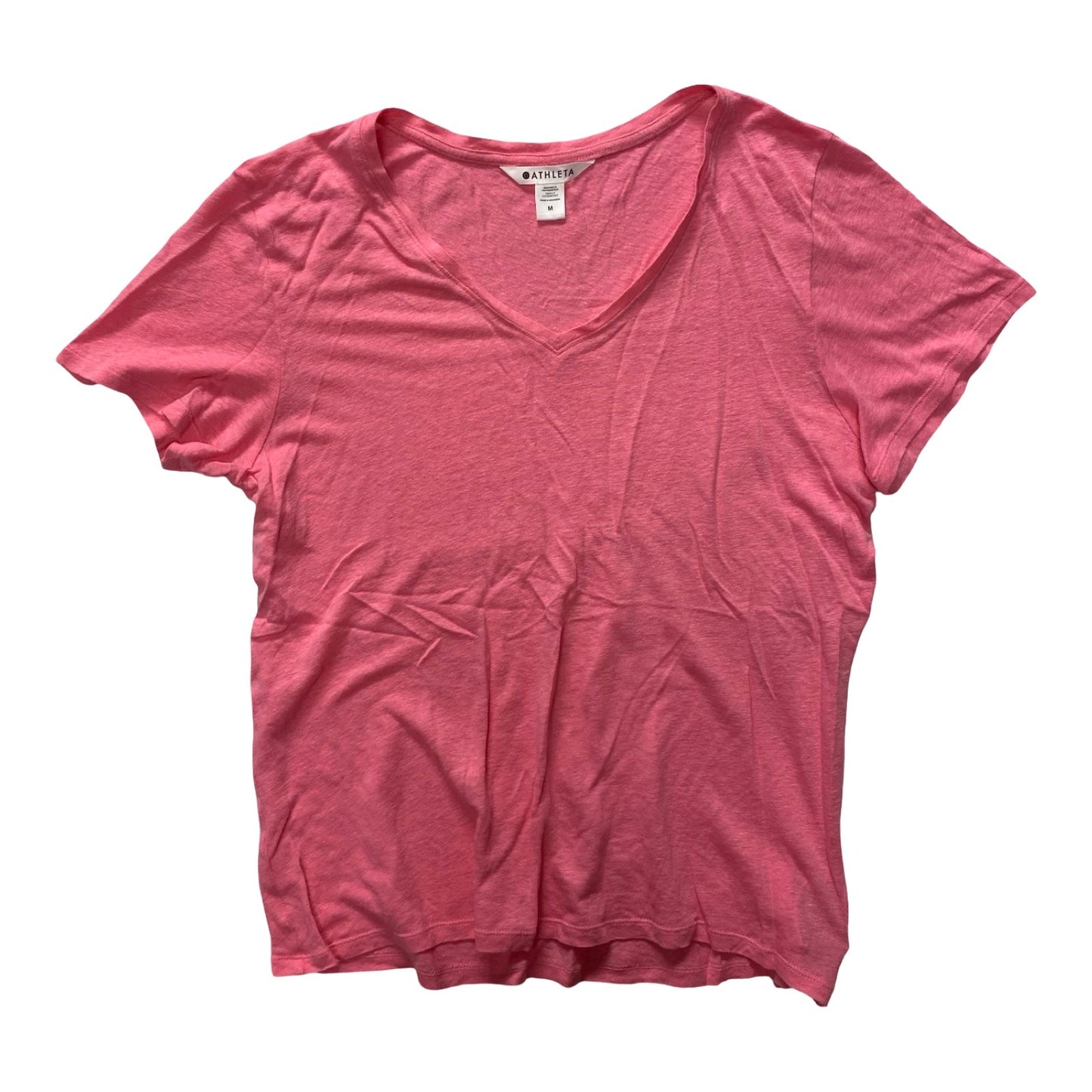 Top Ss Basic By Athleta In Pink, Size:M