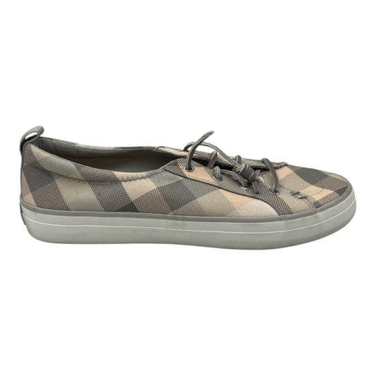 Shoes Flats By Sperry In Grey & Pink, Size:10