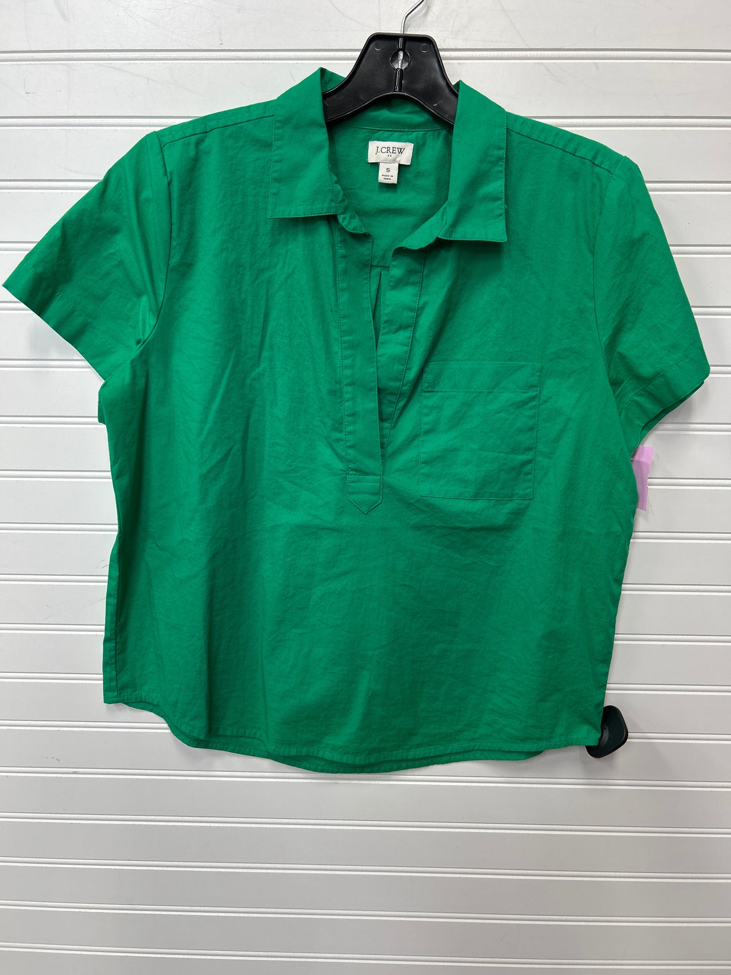 Top Ss By J. Crew In Green, Size:S