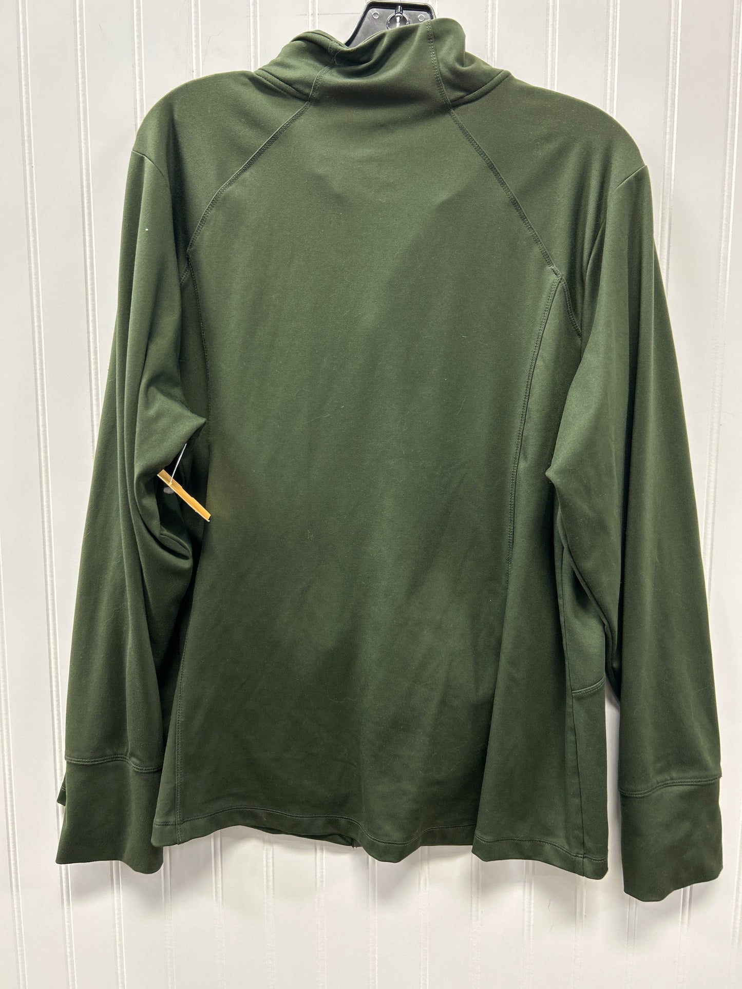 Athletic Jacket By All In Motion In Green, Size:2X