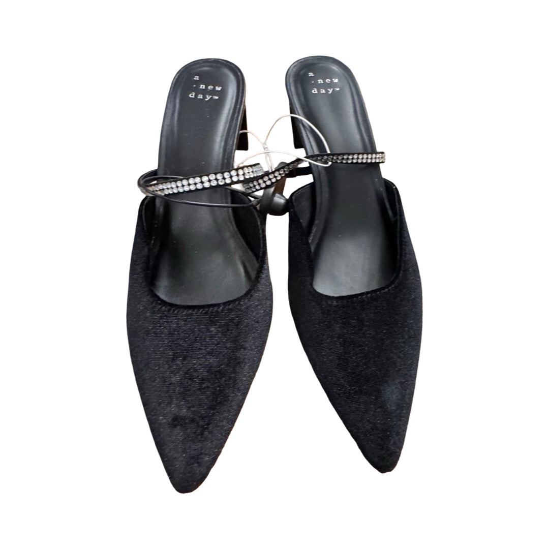 Shoes Heels Kitten By A New Day In Black, Size:7.5