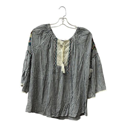 Top Ls By Blue Rain In Blue & White, Size:Xs