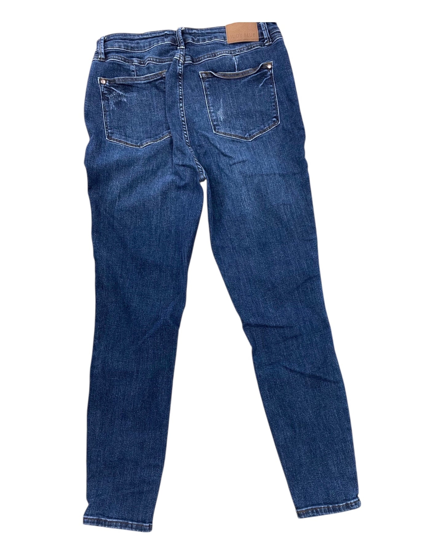 Jeans Skinny By Judy Blue In Blue Denim, Size:14