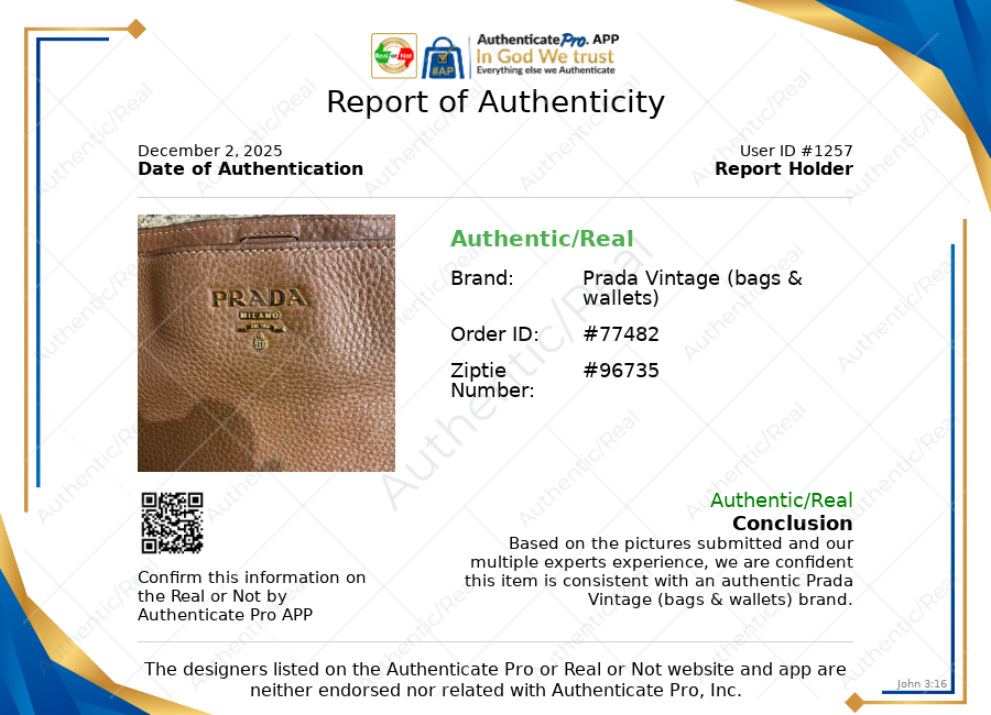 Handbag Luxury Designer By Prada, Size: Large