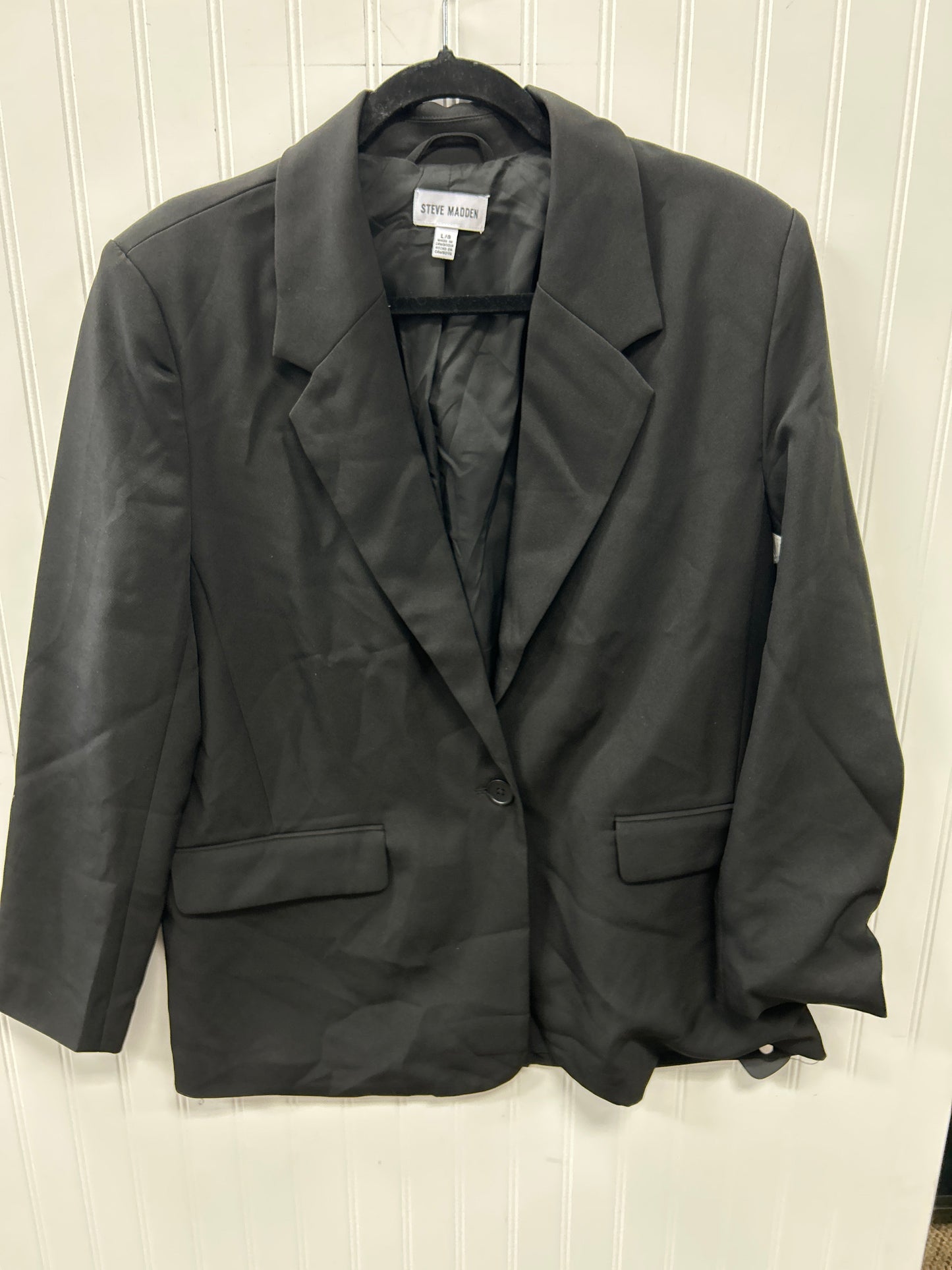 Blazer By Steve Madden In Black, Size:L