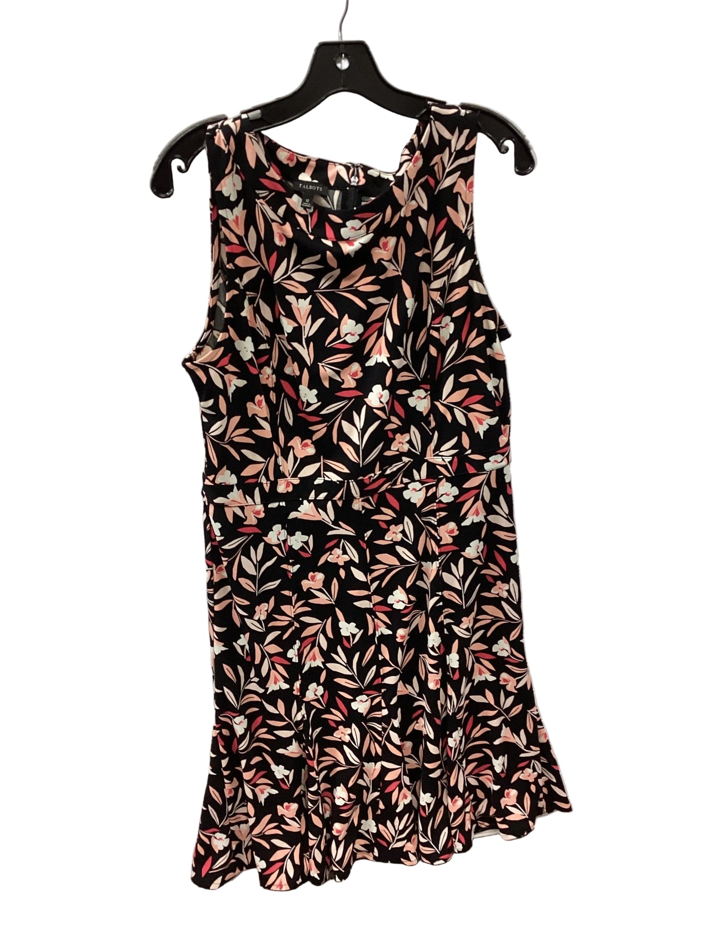 Dress Casual Midi By Talbots In Black, Size:12