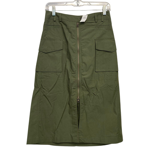 Skirt Midi By Banana Republic In Green, Size:2