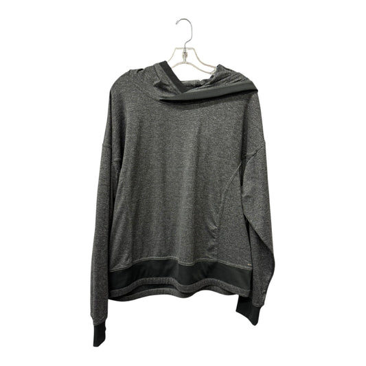 Athletic Top Ls Hoodie By Mondetta In Grey, Size:Xl