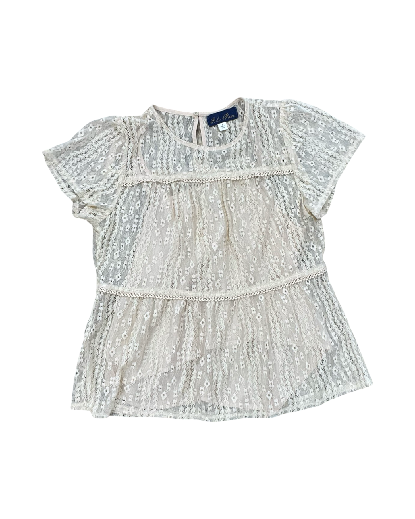 Top Ss By Blue Rain In Cream, Size:S