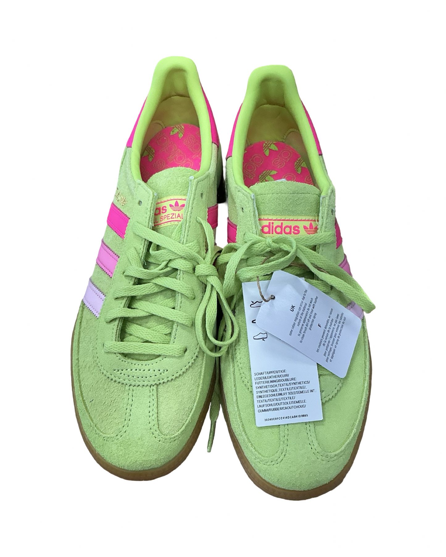 Shoes Athletic By Adidas In Green & Pink, Size:8.5