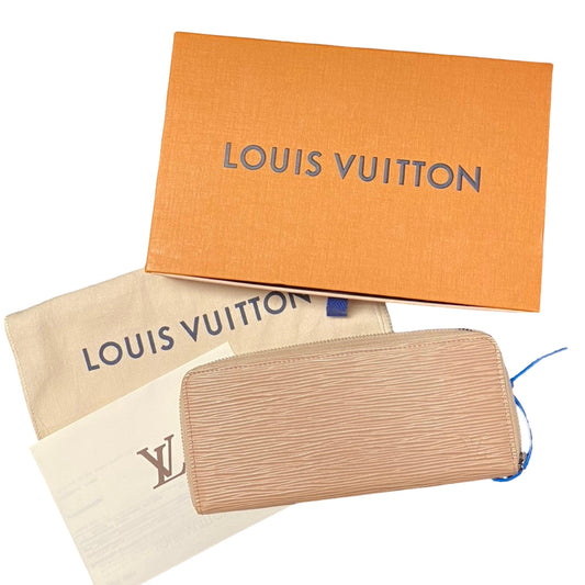 Wallet Luxury Designer By Louis Vuitton In Tan, Size:Large