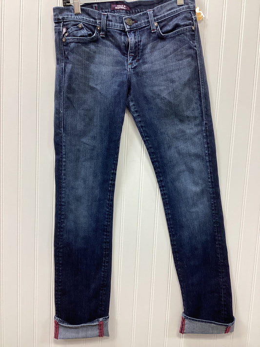 Jeans Flared By Seven 7 In Blue Denim, Size:4