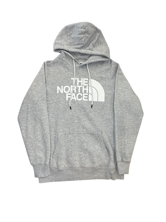 Athletic Sweatshirt Hoodie By The North Face In Grey, Size:M