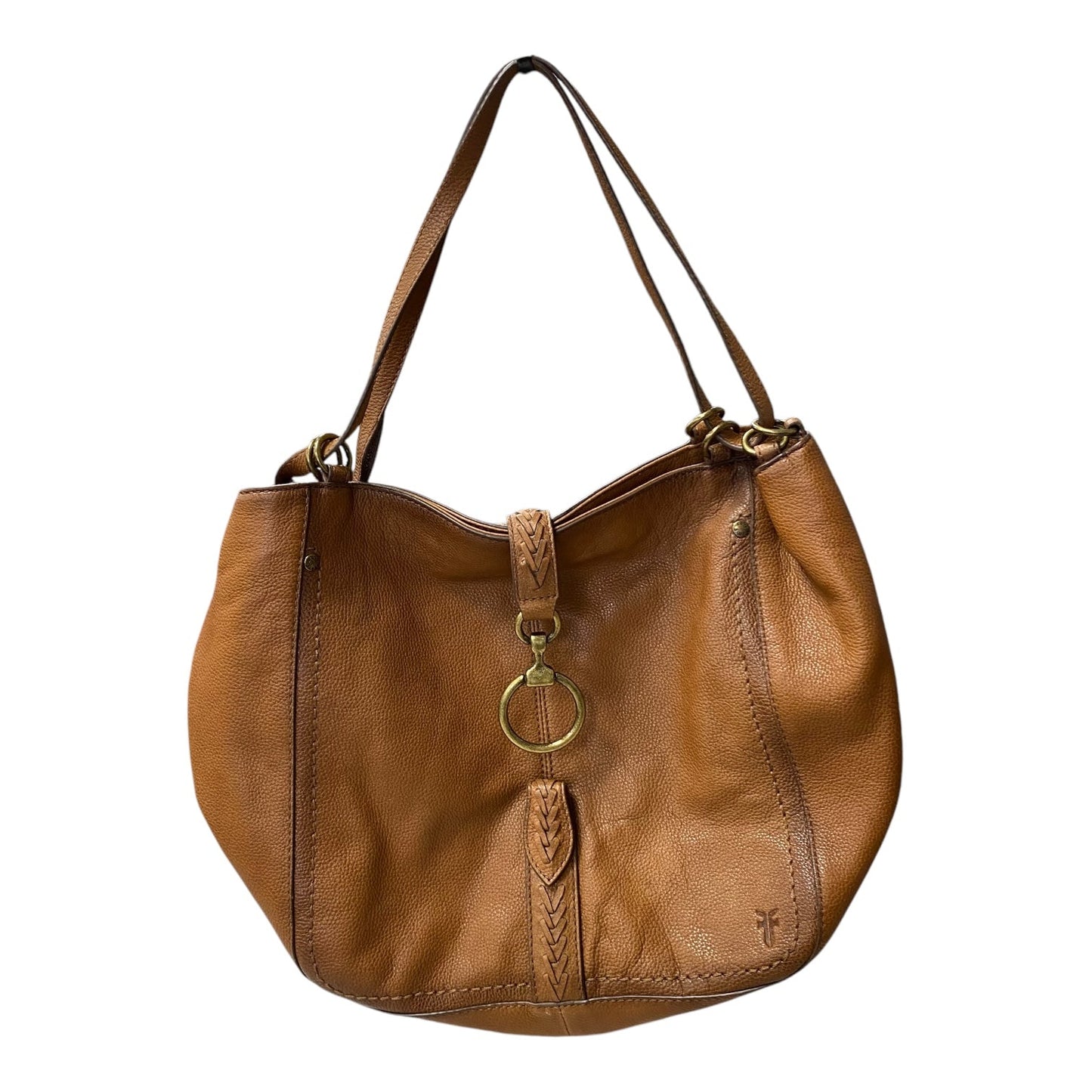 Handbag Designer By Frye In Brown, Size:Large