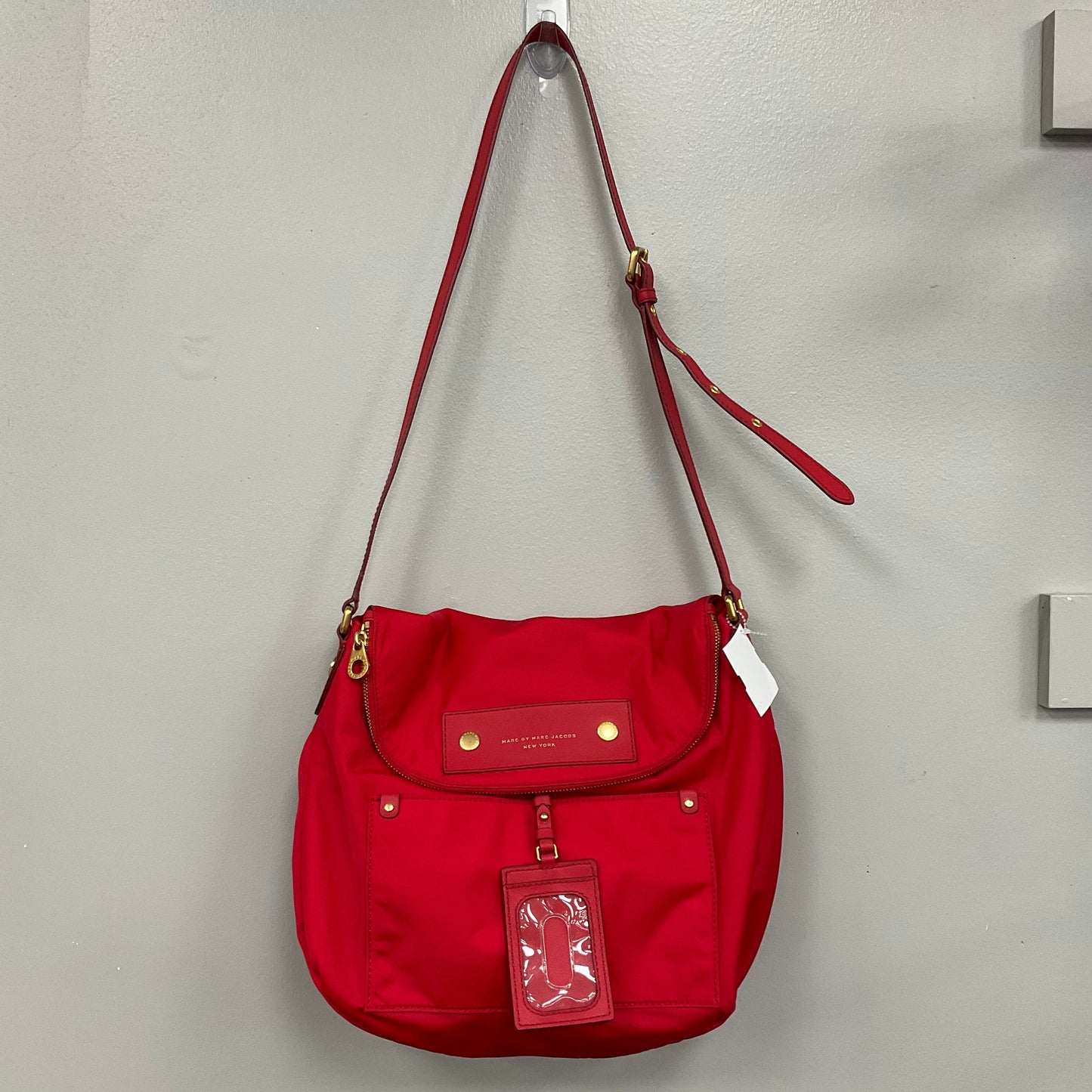 Crossbody Designer By Marc By Marc Jacobs In Red, Size:Large
