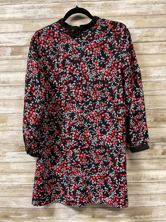 Dress Casual Short By Loft In Black & Red, Size:M