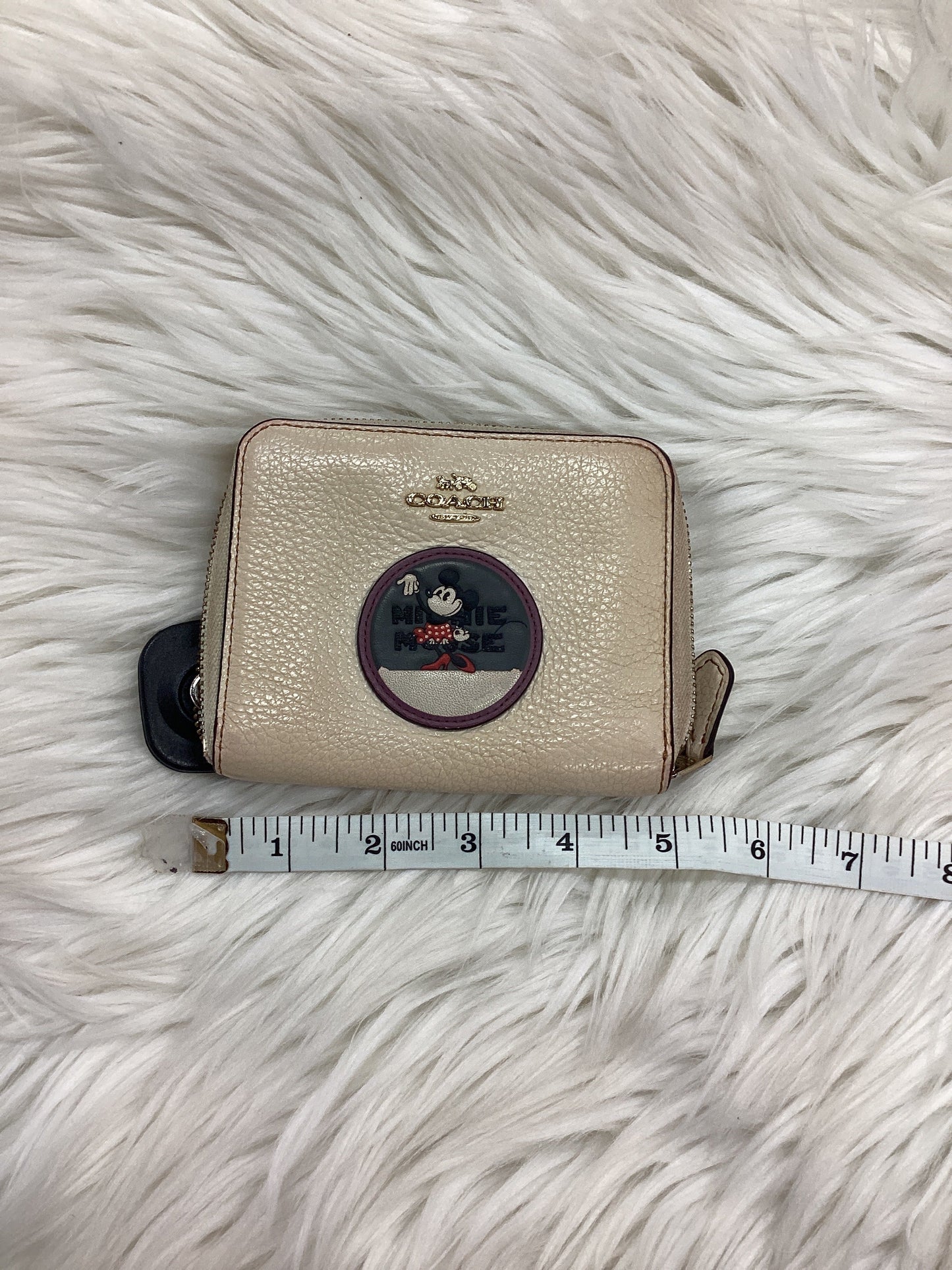 Wallet Designer By Coach In Cream, Size:Small