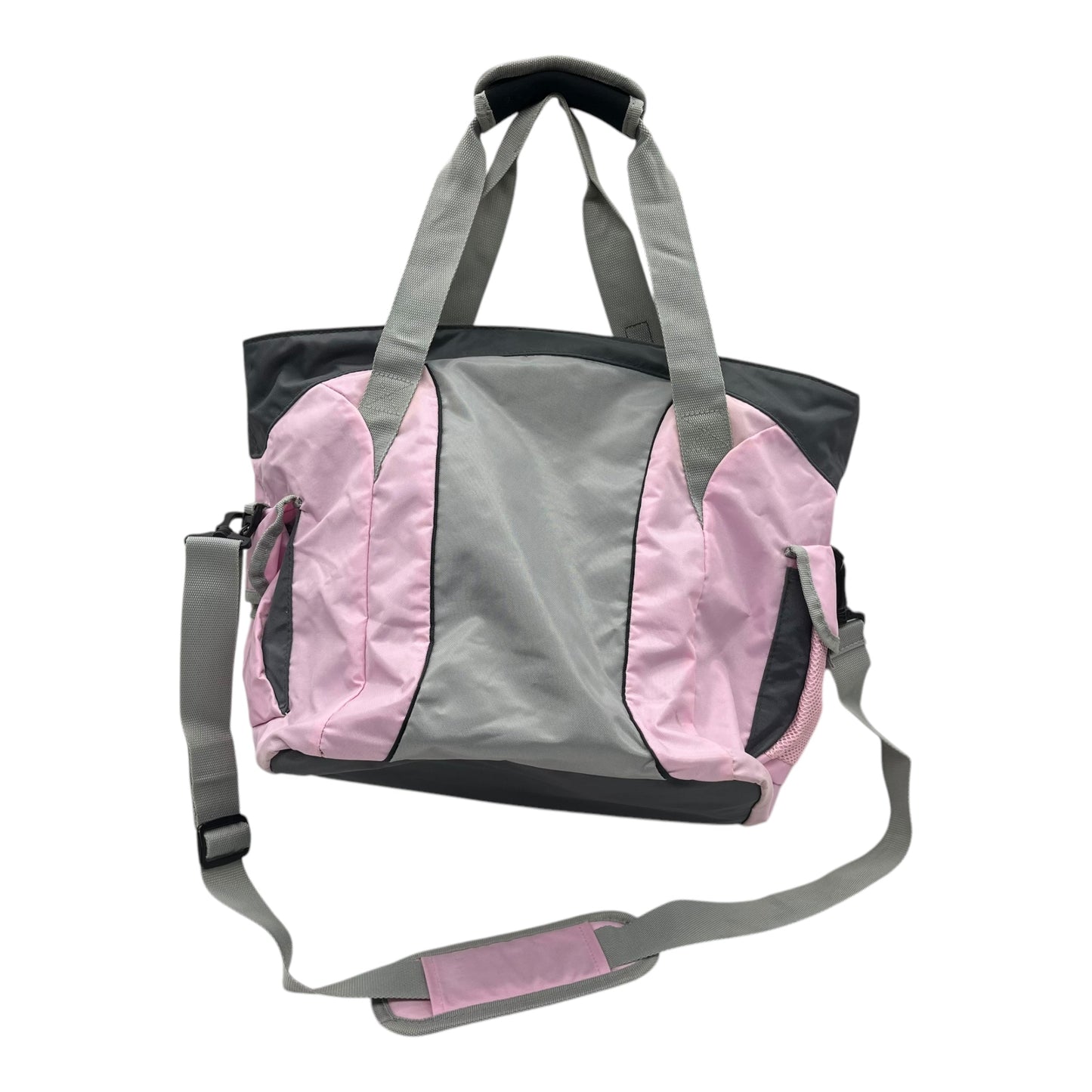 Duffle And Weekender By Champion In Grey & Pink, Size:Medium