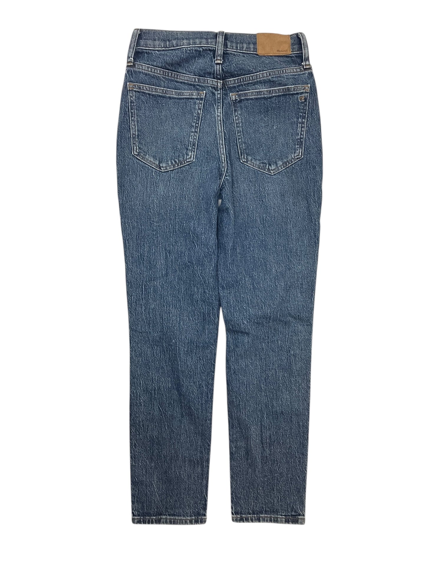 Jeans Straight By Madewell In Blue Denim, Size:0