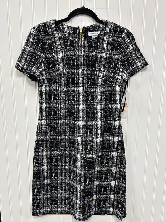 Dress Work By Calvin Klein In Black, Size:2