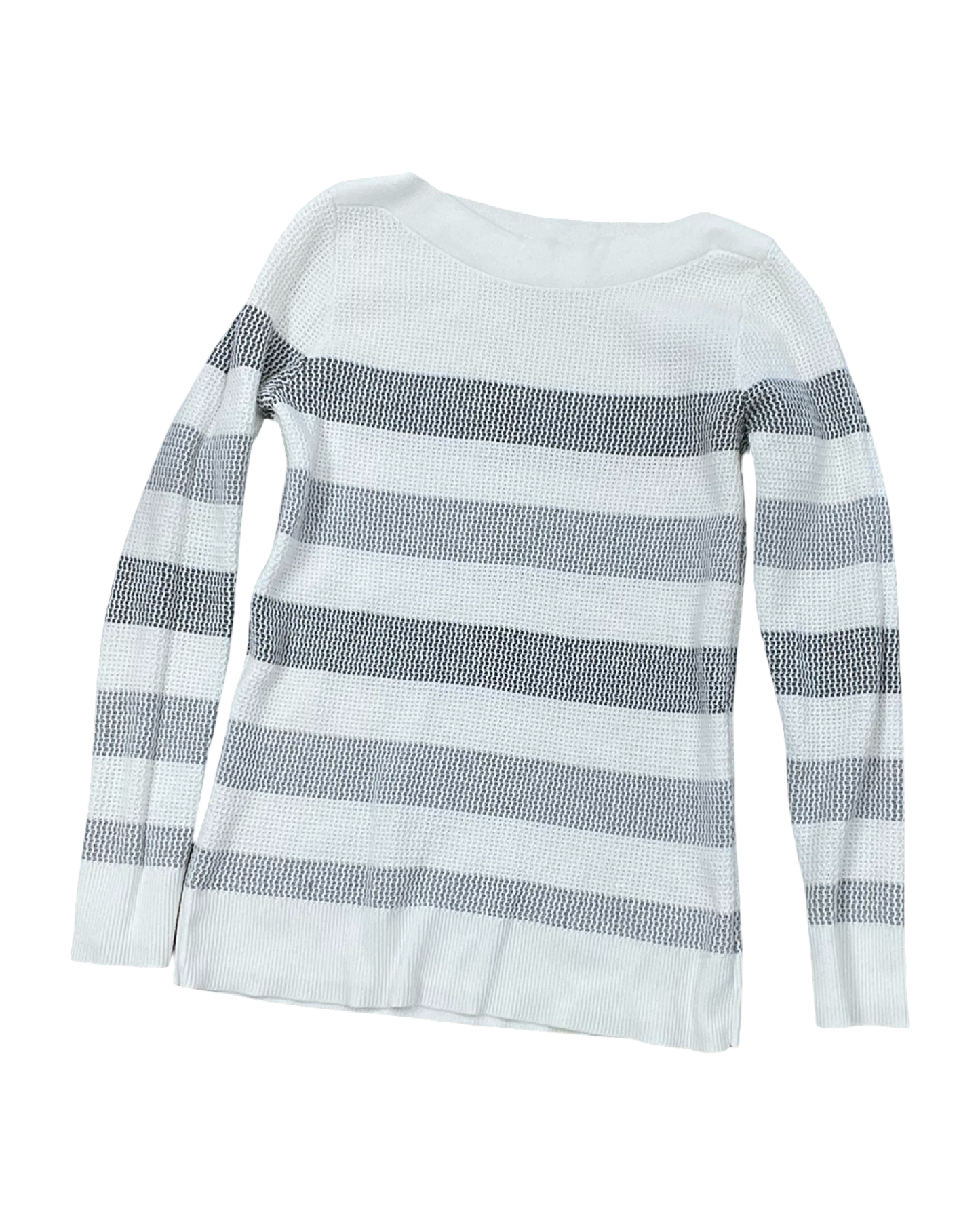 Top Ls By Market & Spruce In Grey & White, Size:Xs