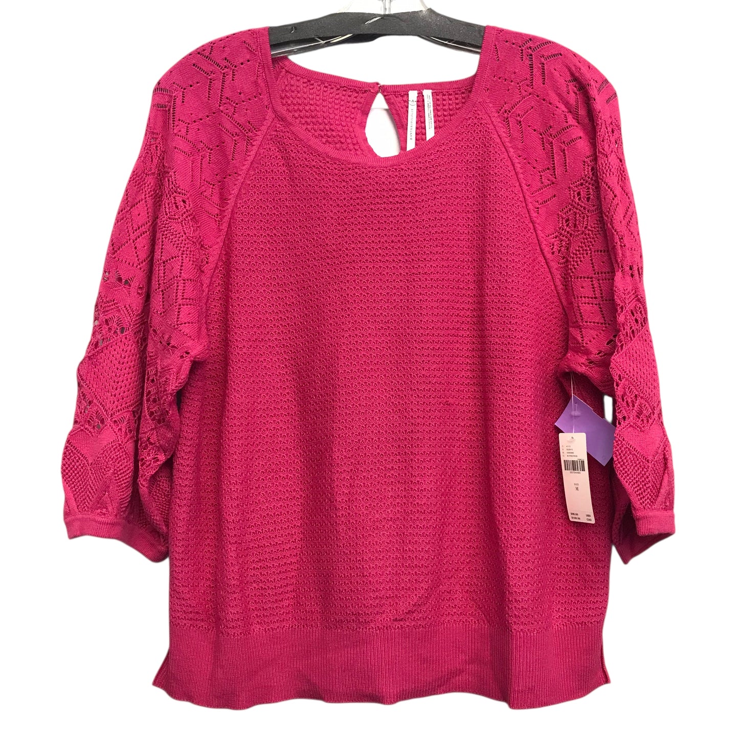 Sweater By Anthropologie In Pink, Size:M
