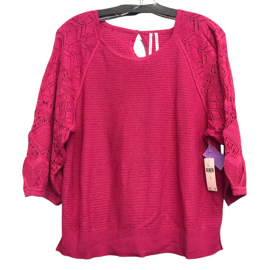 Sweater By Anthropologie In Pink, Size:M