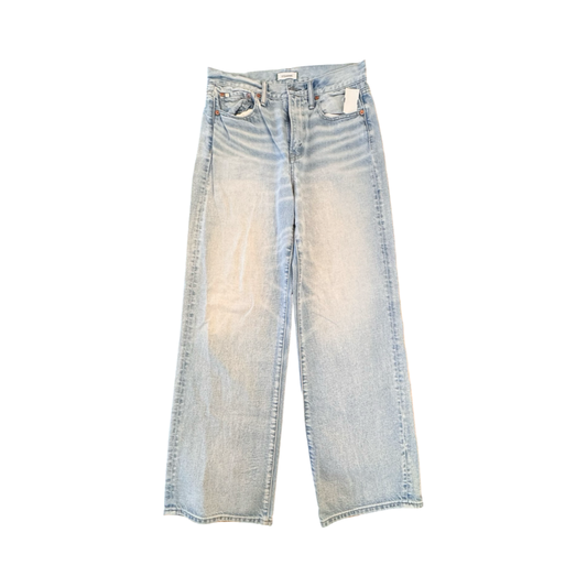 Jeans Straight By American Eagle In Blue Denim, Size:8