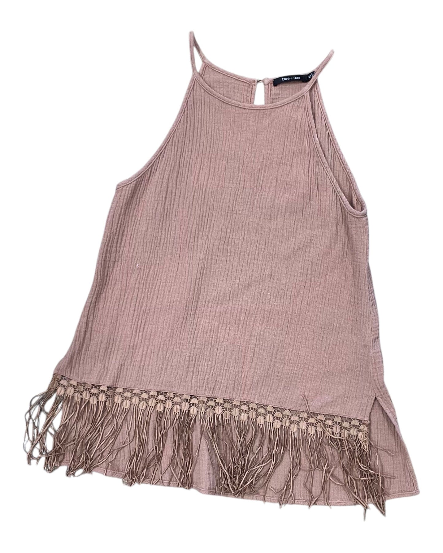 Tank Top By Doe & Rae In Beige, Size:S
