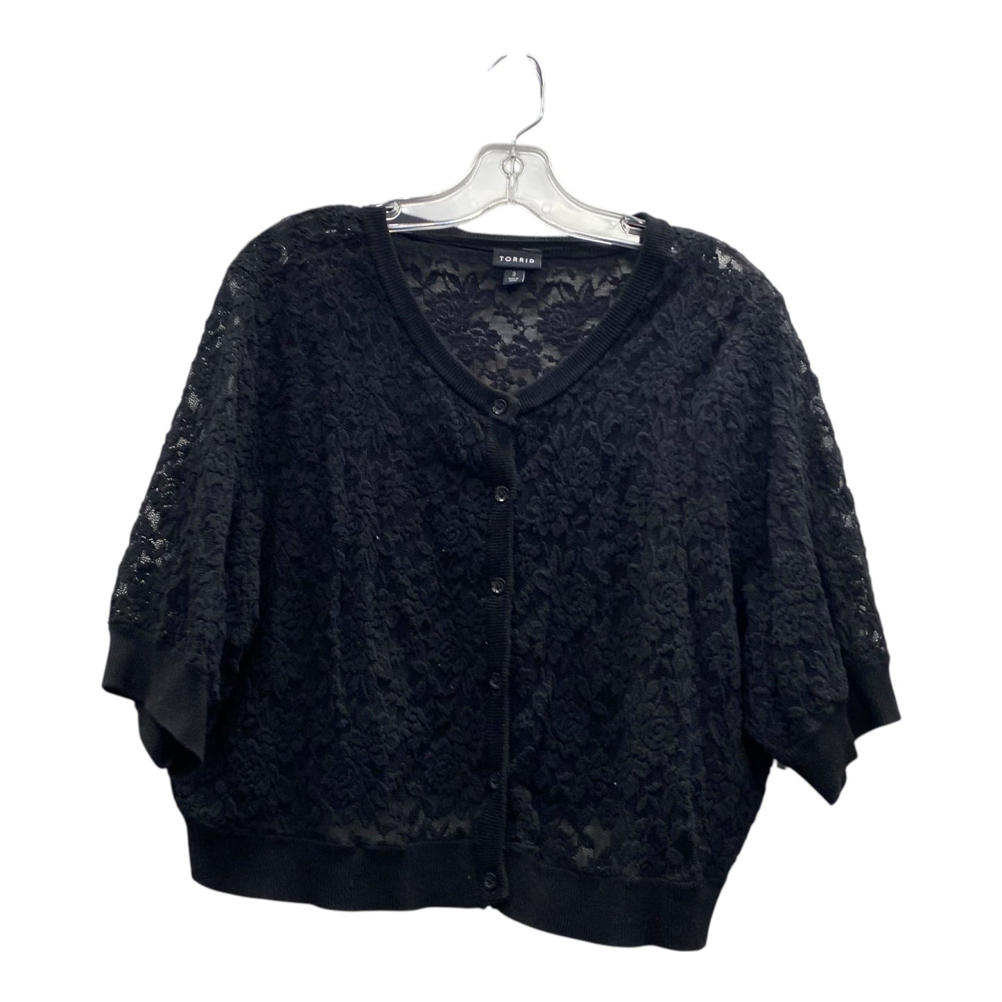 Cardigan By Torrid In Black, Size:1X