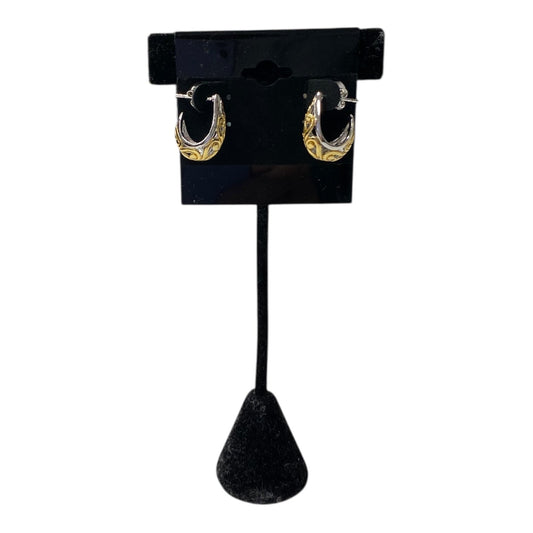 Earrings Hoop  In Gold & Silver