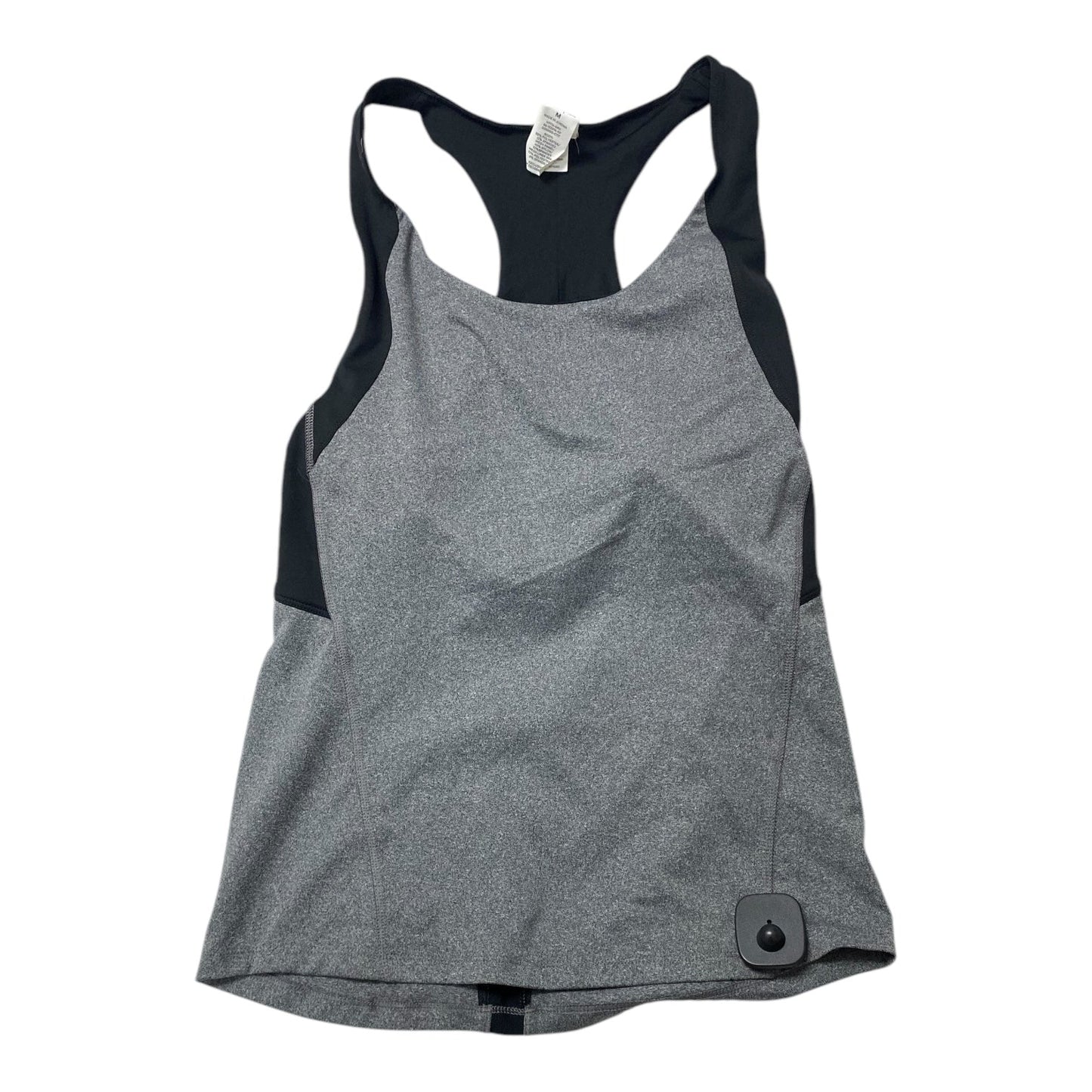 Athletic Tank Top By Champion In Black & Grey, Size:M