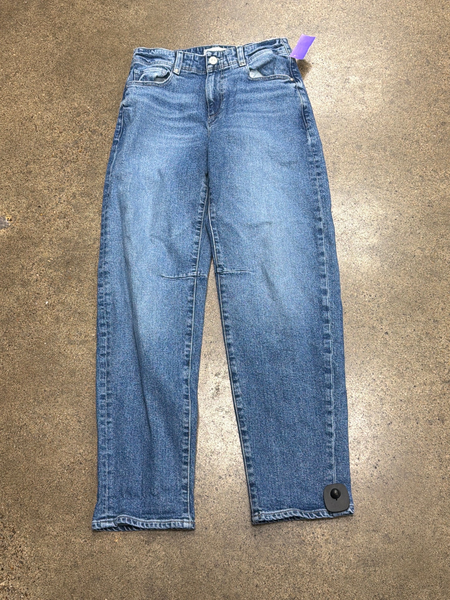 Jeans Straight By Paige In Blue Denim, Size:2
