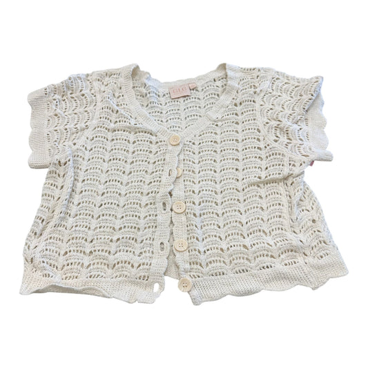 Cardigan By Clothes Mentor In Ivory, Size:M