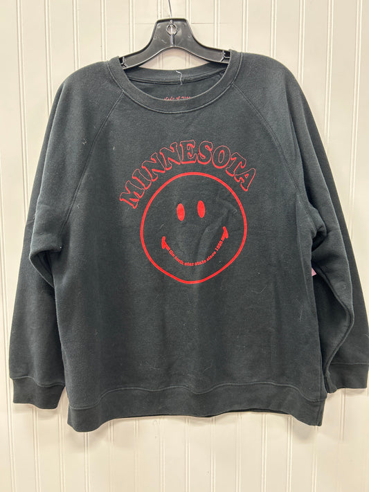 Sweatshirt Crewneck By State Of Mine In Black, Size:M