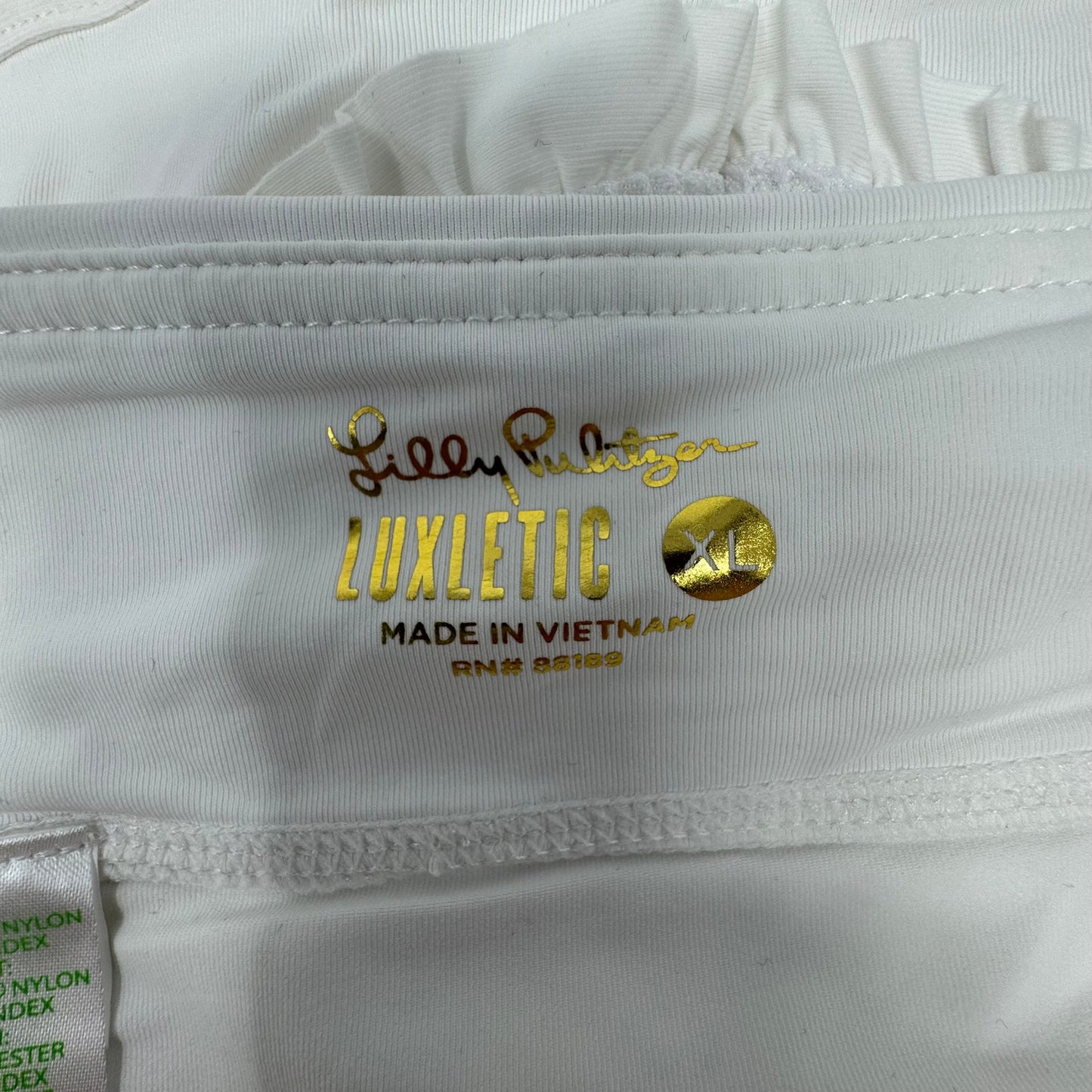 Skort Designer By Lilly Pulitzer In White, Size: Xl