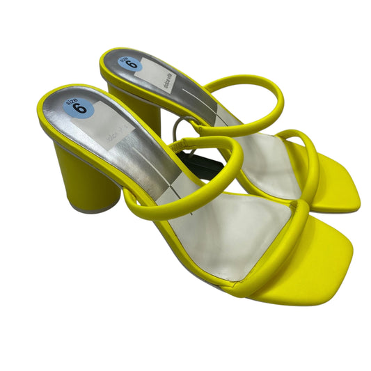 Sandals Heels Block By Dolce Vita In Yellow, Size:6