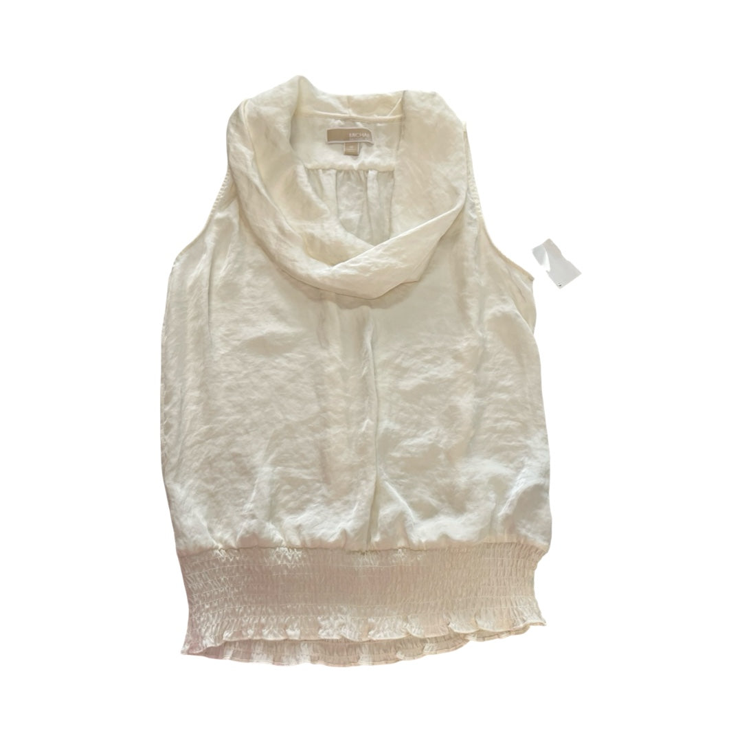 Top Sleeveless By Michael By Michael Kors In Cream, Size:M