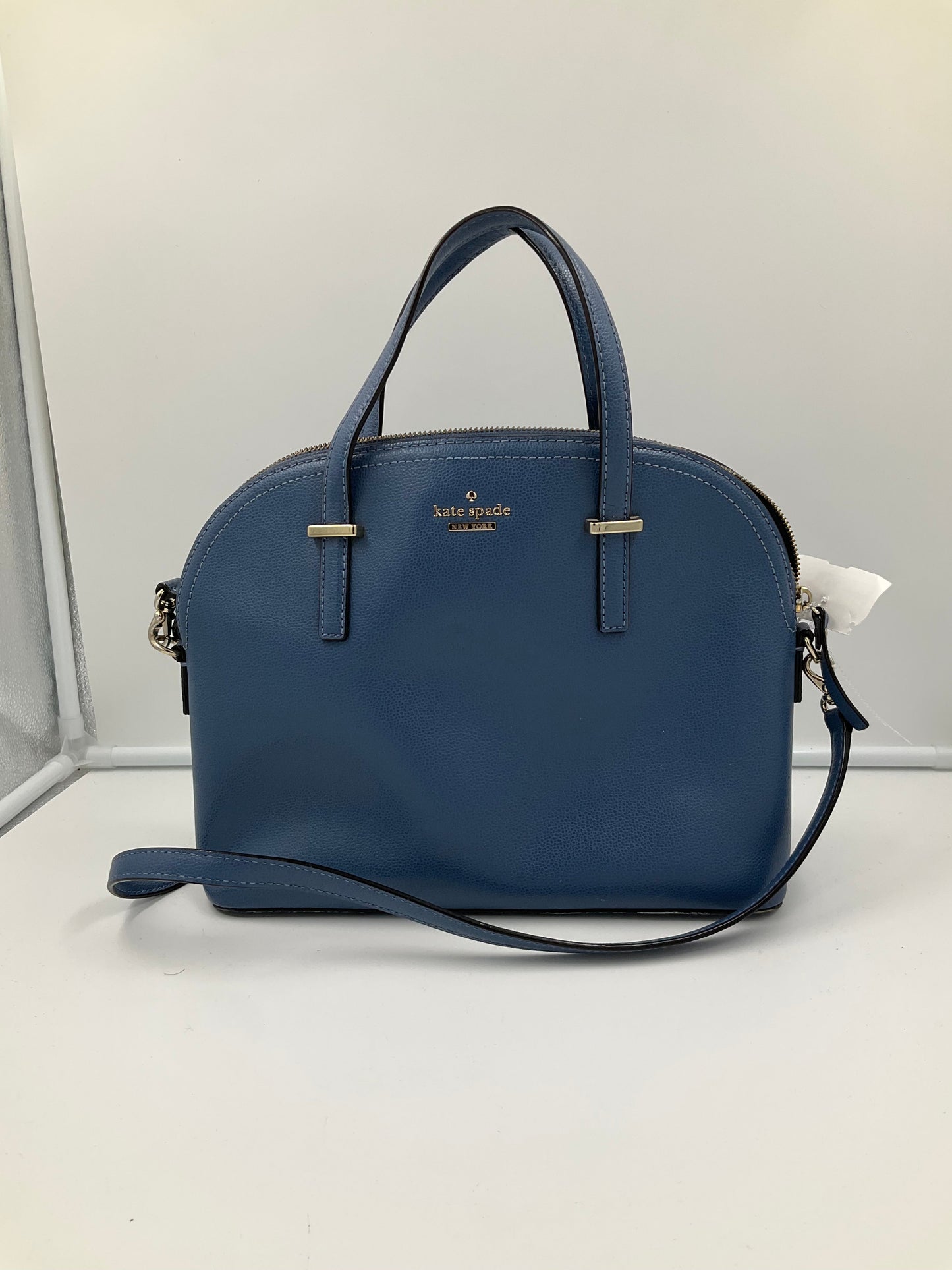 Handbag Designer By Kate Spade In Blue, Size:Medium
