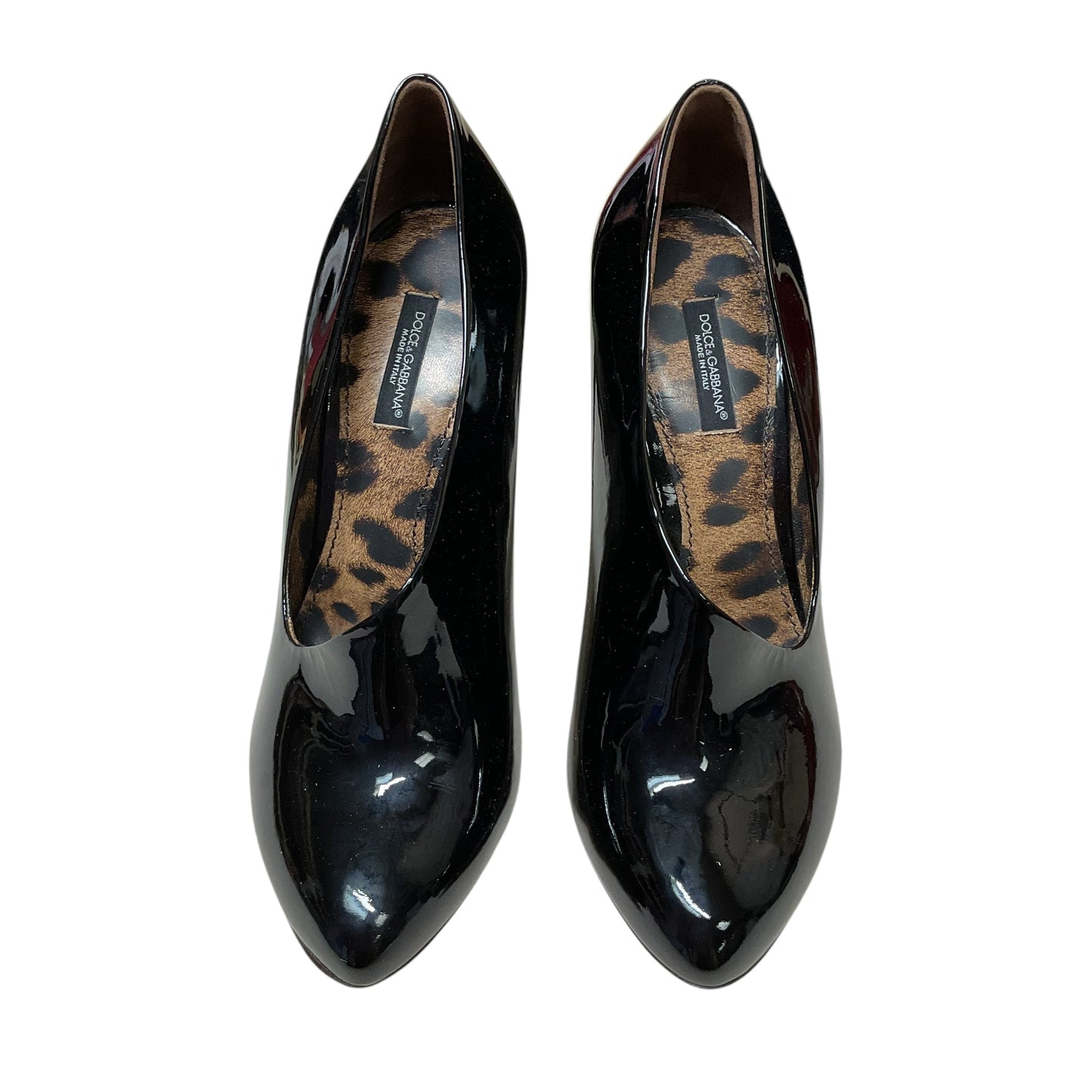 Shoes Luxury Designer By Dolce And Gabbana In Black, Size: