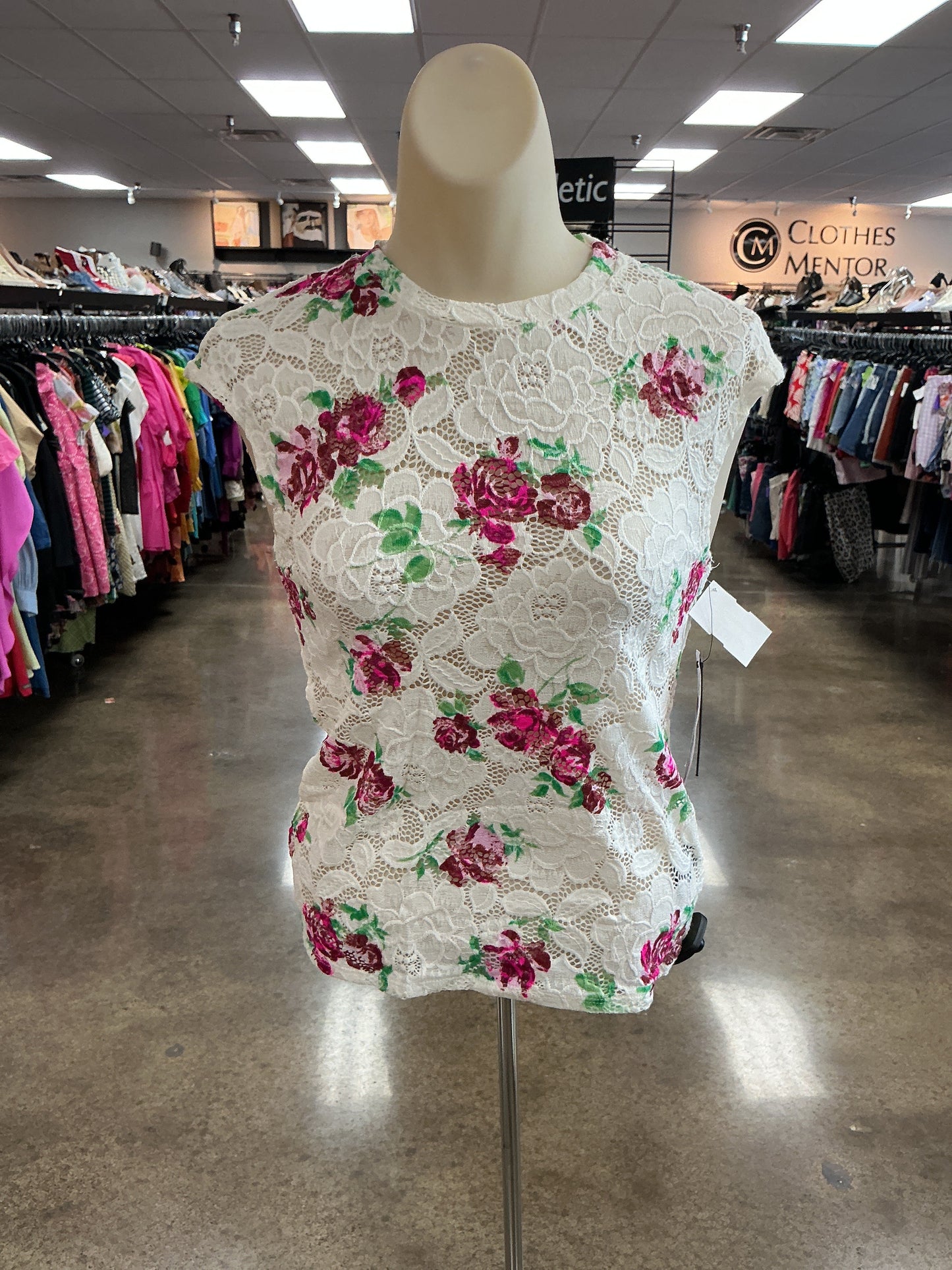 Top Ss By Afrm In Cream, Size:M