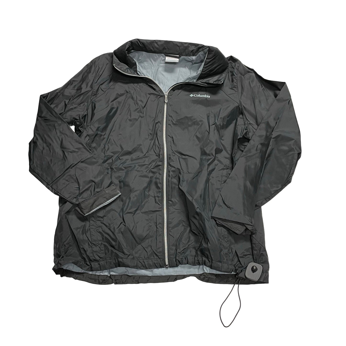 Jacket Windbreaker By Columbia In Black, Size:2X