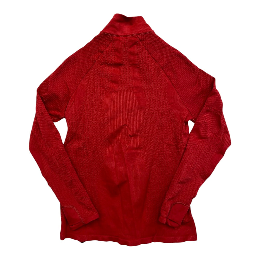 Athletic Jacket By Athleta In Red, Size:L