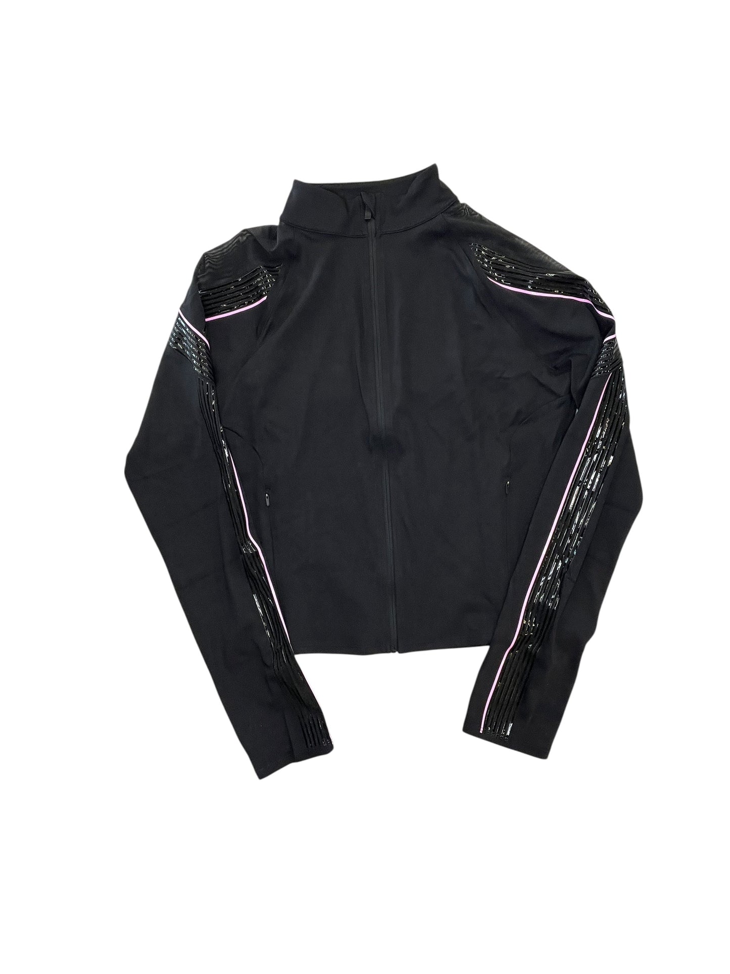 Athletic Jacket By Victorias Secret In Black, Size:Xl