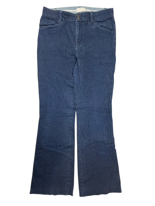 Pants Wide Leg By Anthropologie In Blue, Size:M