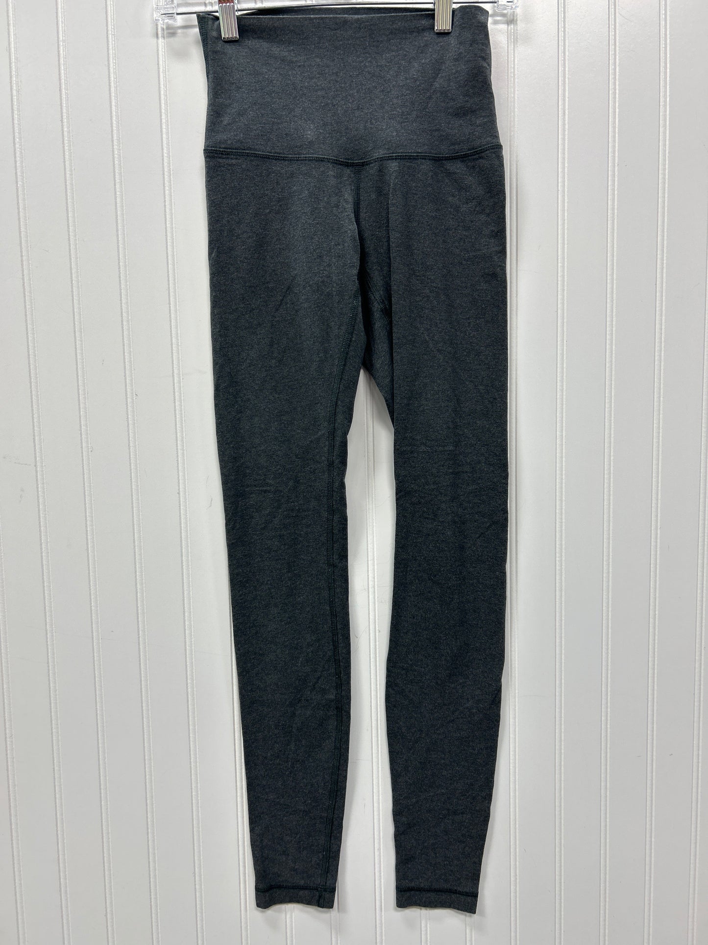 Athletic Leggings By Lululemon In Grey, Size:4